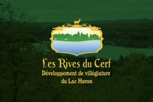 Logo Les Rives du Cerf – Développement de villégiature au bord du Lac Huron à Lac-aux-Sables